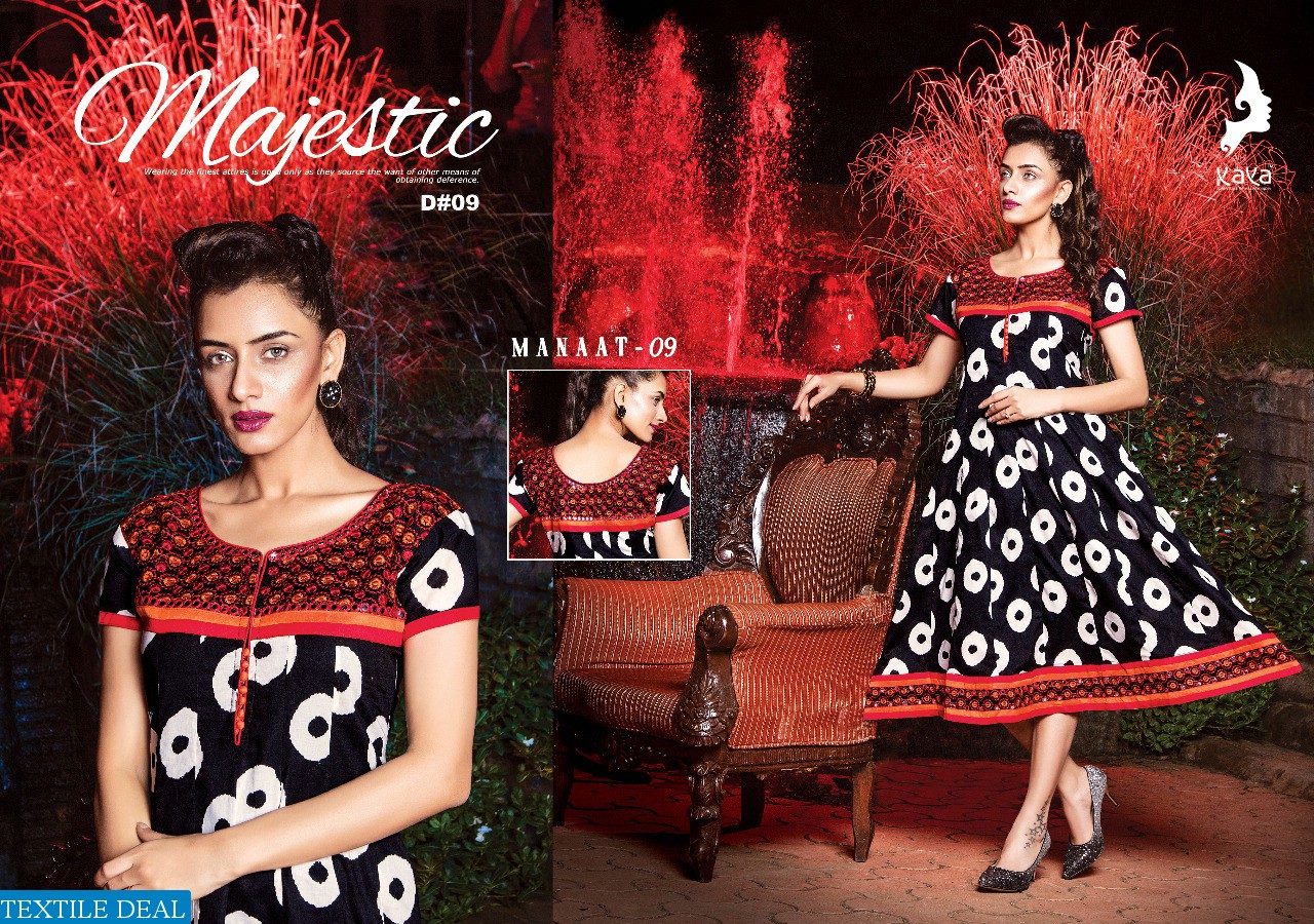 kaya mannat vol-9 Wholesale anarkali kurtis